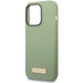 Guess Silicone Logo Plate MagSafe case for iPhone 14 Pro Max - green - Cell phone cases and covers<<<HurtelXML