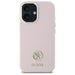 Guess Silicone Logo Strass 4G case for iPhone 16 - light pink - Cell phone cases and covers<<<HurtelXML