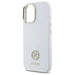 Guess Silicone Logo Strass 4G Case for iPhone 16 - White - Cell phone cases and covers<<<HurtelXML