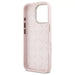 Guess Silicone Script Metal Logo & Frame iPhone 16 Pro Case - Pink - Cell phone cases and covers<<<HurtelXML