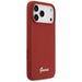Guess Silicone Script Metal Logo MagSafe Case for iPhone 17 Pro Max - Red - Cell phone cases and covers<<<HurtelXML