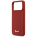 Guess Silicone Script Metal Logo MagSafe Case for iPhone 17 Pro Max - Red - Cell phone cases and covers<<<HurtelXML