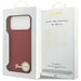 Guess Silicone Script Metal Logo MagSafe Case for iPhone 17 Pro Max - Red - Cell phone cases and covers<<<HurtelXML