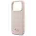 Guess Silicone Script Metal Logo MagSafe Case for iPhone 17 Pro - Pink - Cell phone cases and covers<<<HurtelXML