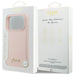 Guess Silicone Script Metal Logo MagSafe Case for iPhone 17 Pro - Pink - Cell phone cases and covers<<<HurtelXML
