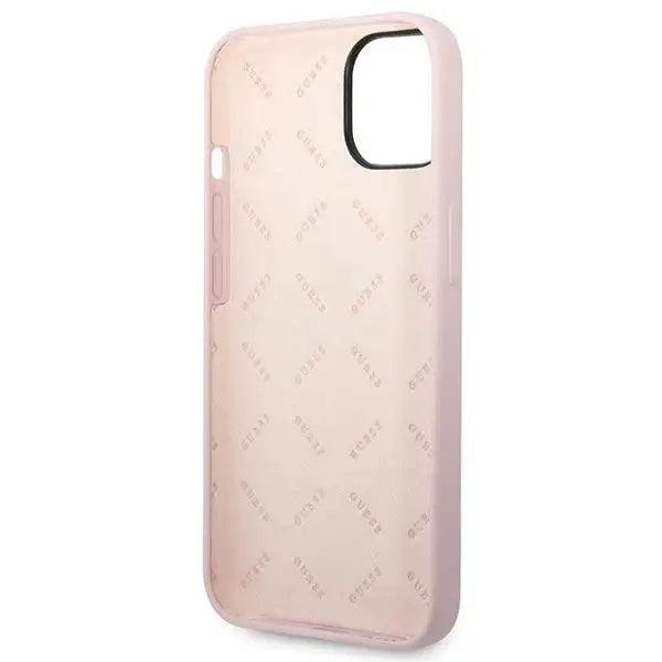 Guess Silicone Triangle Case for iPhone 14 6.1’’ - Purple - Cell phone cases and covers<<<HurtelXML