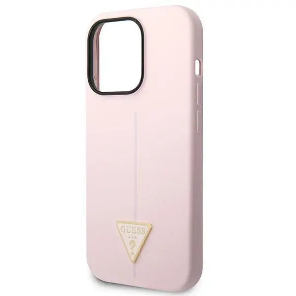 Guess Silicone Triangle iPhone 14 Pro 6.1’’ Case - Purple - Cell phone cases and covers<<<HurtelXML