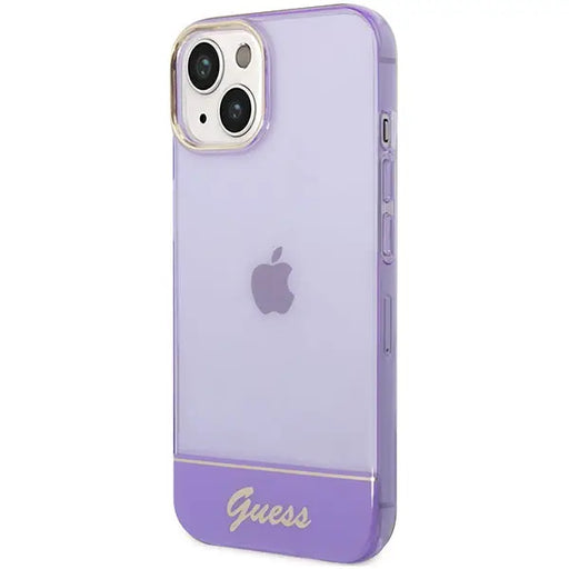 Guess Translucent iPhone 14 6.1’’ Case - Purple - Cell phone cases and covers<<<HurtelXML