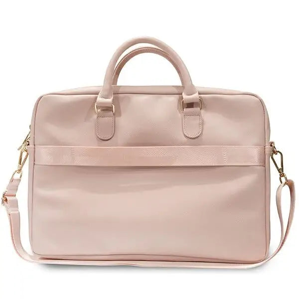 Guess Triangle 4G bag for a 16’’ laptop - pink - Laptop bags<<<HurtelXML