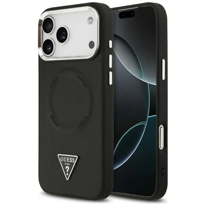 Guess Triangle Logo MagSafe case for iPhone 17 Pro - black - Cell phone cases and covers<<<HurtelXML