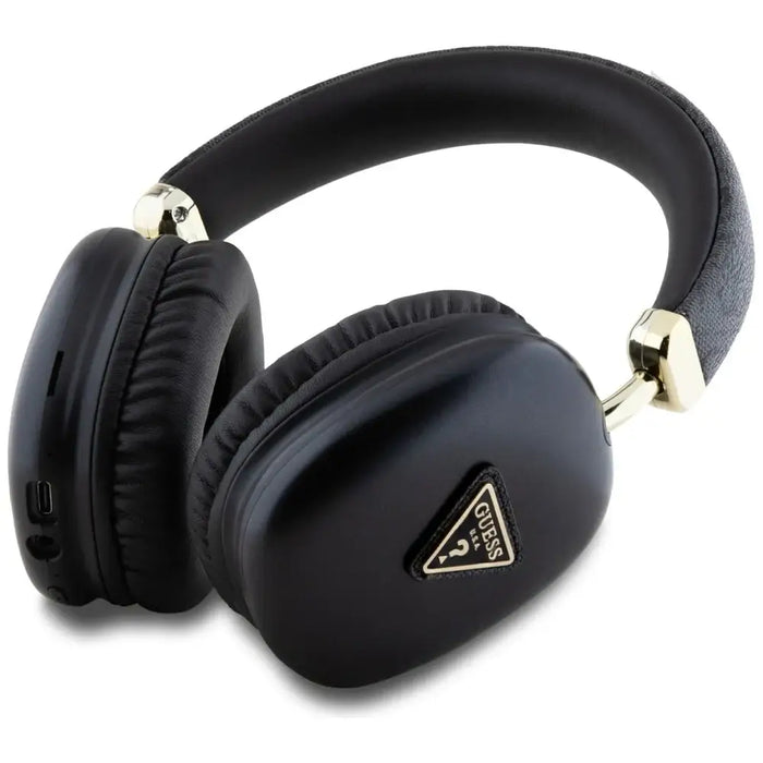 Guess Triangle Logo Over-Ear Headphones - Black - Headphones and speakers<<<HurtelXML