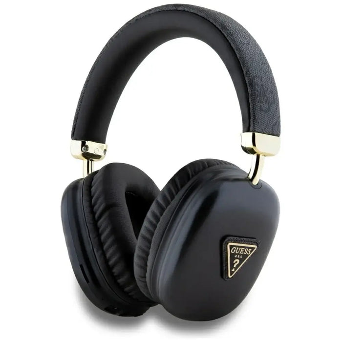 Guess Triangle Logo Over-Ear Headphones - Black - Headphones and speakers<<<HurtelXML