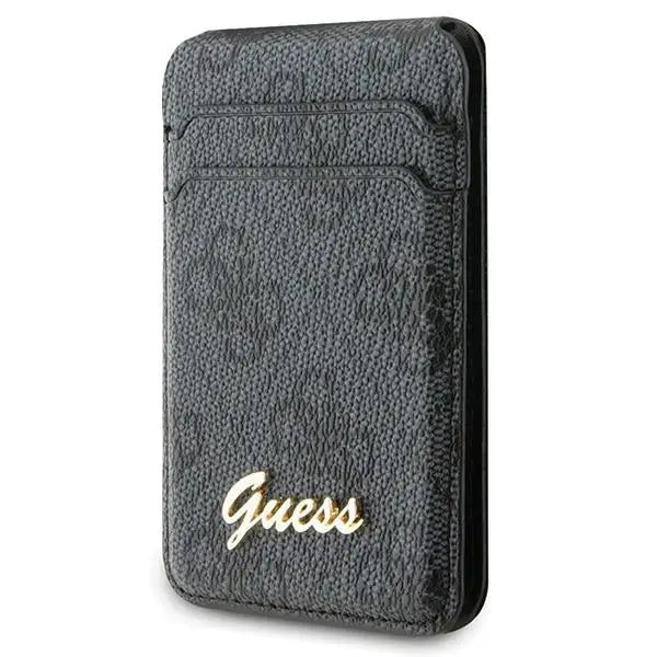 Guess Wallet Card Slot Stand GUWMSHG4SHK case - black MagSafe 4G Classic Logo - Cell phone cases and covers<<<HurtelXML