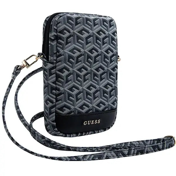 Guess Zip GCube Bottom Stripe phone bag - black - Others<<<HurtelXML