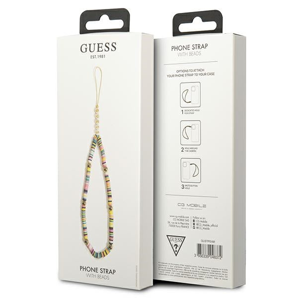 Guess pendant GUSTPEAM Phone Strap multicolor/multicolor Heishi Beads