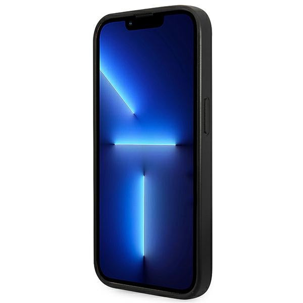 Guess GUHCP14XG4GLGR iPhone 14 Pro Max 6.7&quot; grey/grey hard case 4G Stripe Collection