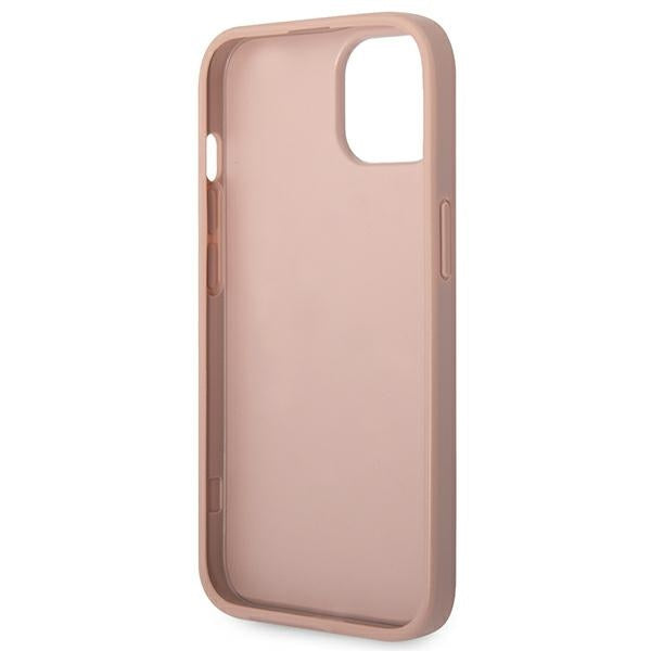 Guess Saffiano Strap Case for iPhone 14 Plus - Pink
