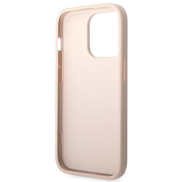 Guess GUHCP14X4GMGPI iPhone 14 Pro Max 6.7" pink/pink hardcase 4G Big Metal Logo