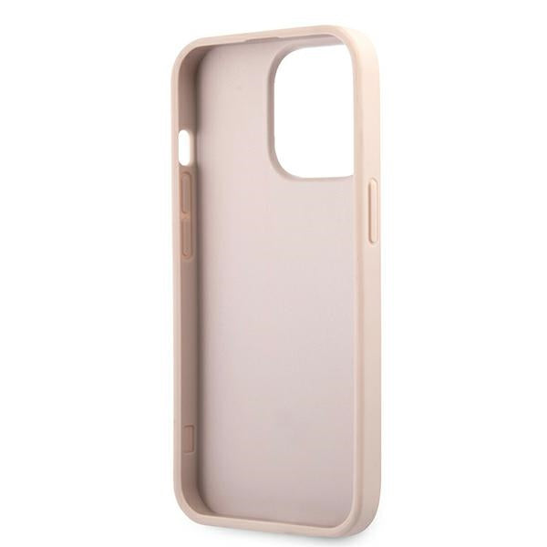 Guess GUHCP13X4GMGPI iPhone 13 Pro Max 6.7" pink/pink hardcase 4G Big Metal Logo