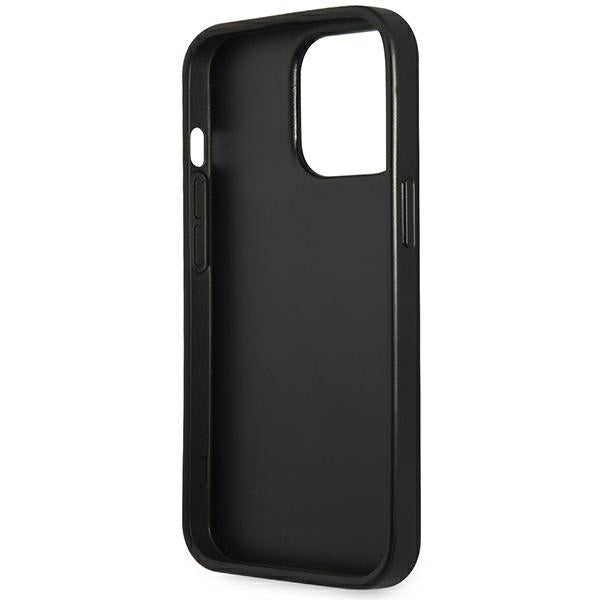 Guess GUHCP14LPSATLG iPhone 14 Pro 6.1 "silver / silver hardcase SaffianoTriangle Logo