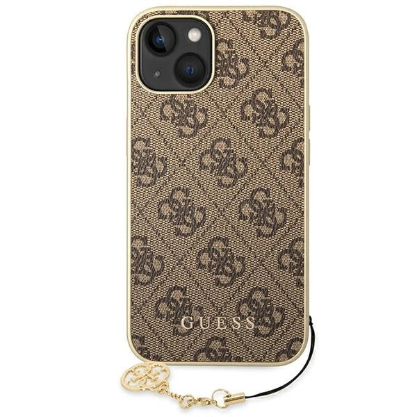 Guess GUHCP14MGF4GBR iPhone 14 Plus 6,7 "brown / brown hardcase 4G Charms Collection