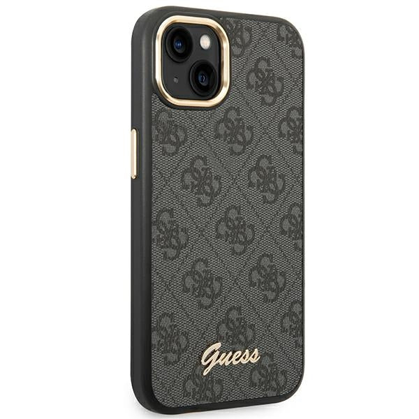 Guess GUHCP14MHG4SHK iPhone 14 Plus 6.7 "black / black hard case 4G Vintage Gold Logo