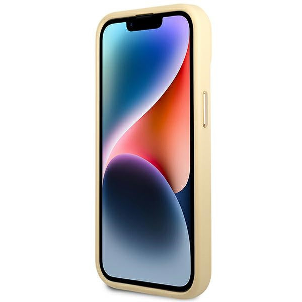 Guess GUHCP14MHGCRHD iPhone 14 Plus 6.7 &quot;gold / gold hardcase Croco Collection