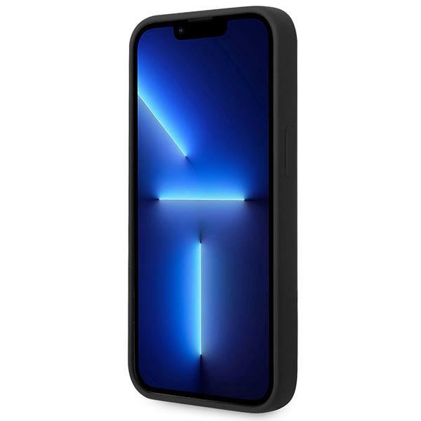 Guess GUHCP14MSLTGK iPhone 14 Plus 6.7&quot; black/black hardcase Silicone Triangle