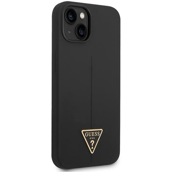 Guess GUHCP14MSLTGK iPhone 14 Plus 6.7&quot; black/black hardcase Silicone Triangle