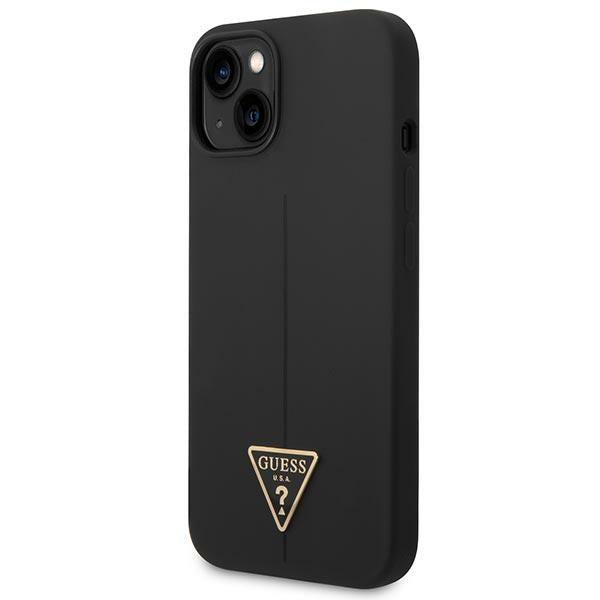 Guess GUHCP14MSLTGK iPhone 14 Plus 6.7&quot; black/black hardcase Silicone Triangle