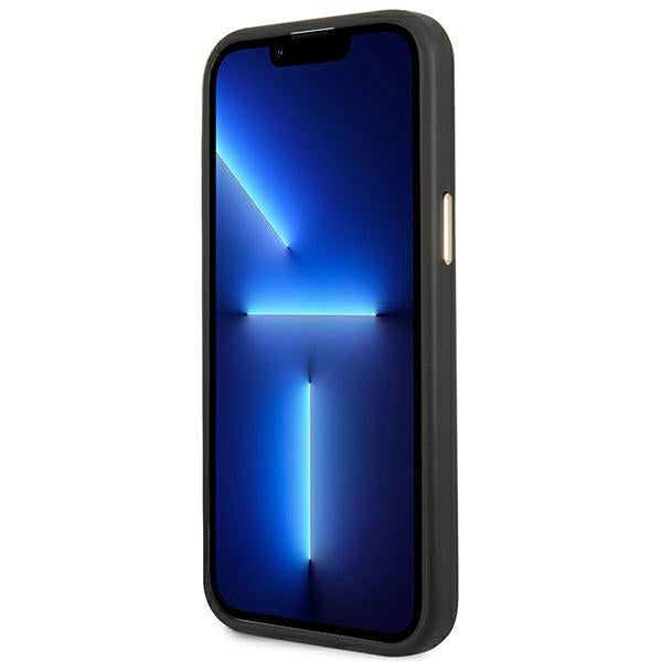 Guess GUHCP14XHG4SHK iPhone 14 Pro Max 6.7 "black / black hard case 4G Vintage Gold Logo