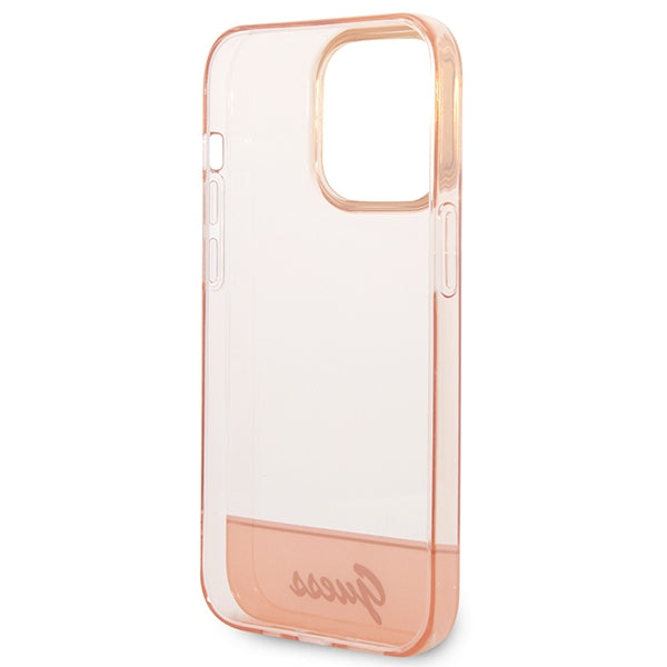Guess Translucent iPhone 14 Pro Max 6.7&quot; Case - Pink