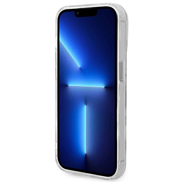 Guess GUHMP14LHTRMS iPhone 14 Pro 6.1&quot; silver/silver hard case Metal Outline Magsafe