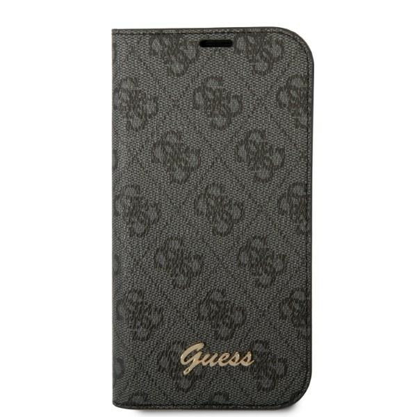 Guess GUBKP14LHG4SHK iPhone 14 Pro 6.1 "black / black book 4G Vintage Gold Logo