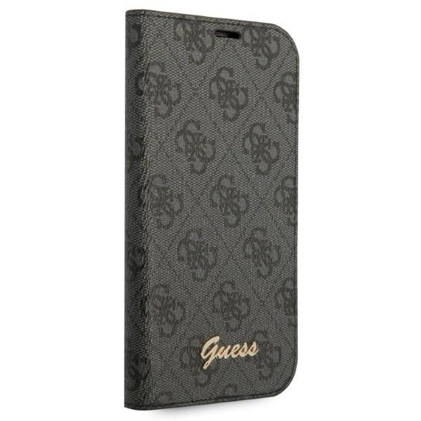 Guess GUBKP14XHG4SHK iPhone 14 Pro Max 6.7 "black / black book 4G Vintage Gold Logo
