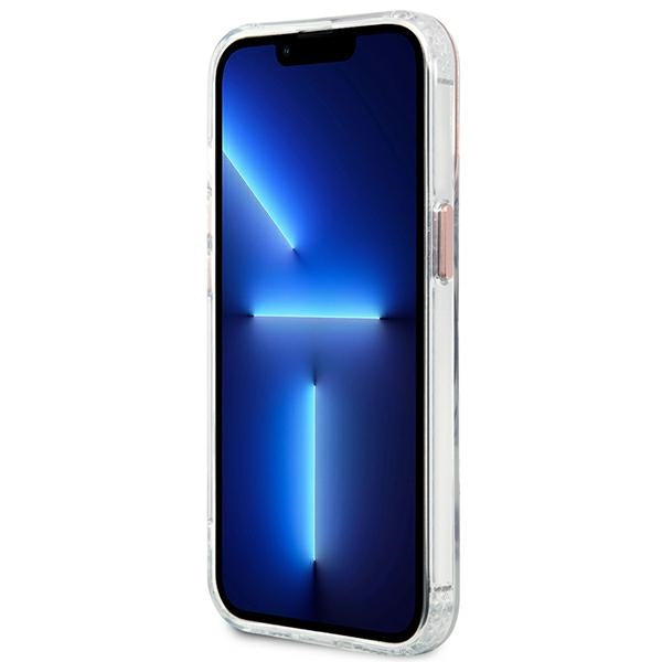 Guess Metal Outline MagSafe case for iPhone 13 Pro / iPhone 13 - pink