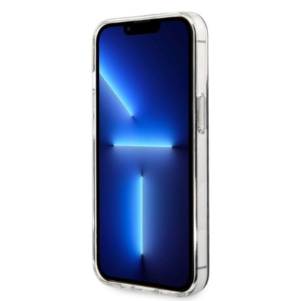 Set Guess GUBPP13XH4EACSK Case+ Charger iPhone 13 Pro Max black/black hard case 4G Print MagSafe