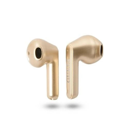 Guess Triangle Logo Bluetooth TWS Wireless Headphones - Gold