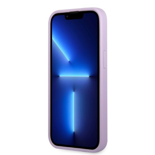 Guess GUHCP13LPS4MU iPhone 13 Pro / 13 6.1" purple/purple hardcase Saffiano 4G Small Metal Logo