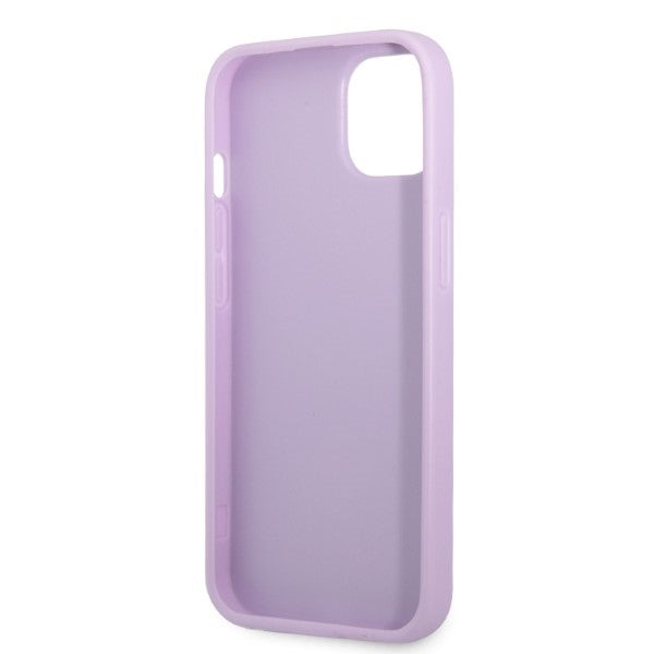 Guess GUHCP13SPS4MU iPhone 13 mini 5.4" purple/purple hardcase Saffiano 4G Small Metal Logo