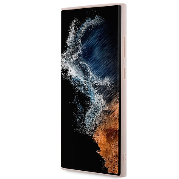 Guess GUHCS23L4GMGPI S23 Ultra S918 pink/pink hardcase 4G Big Metal Logo