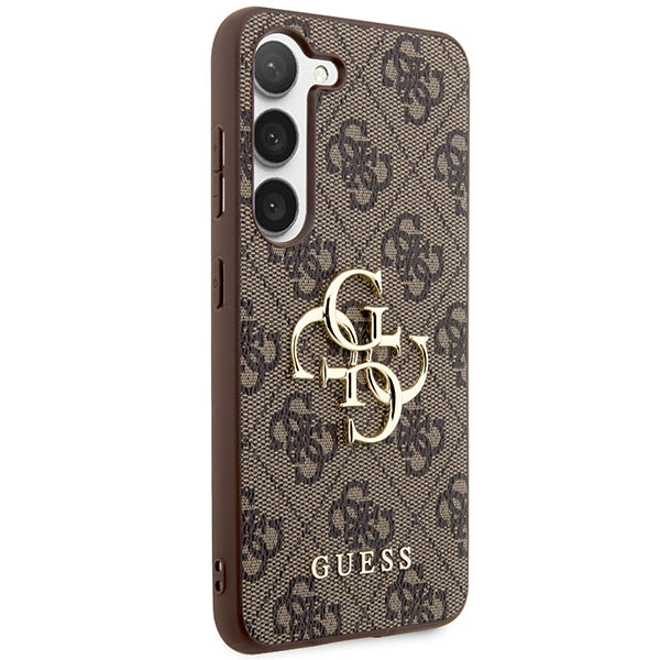 Guess GUHCS23S4GMGBR S23 S911 brown/brown hardcase 4G Big Metal Logo