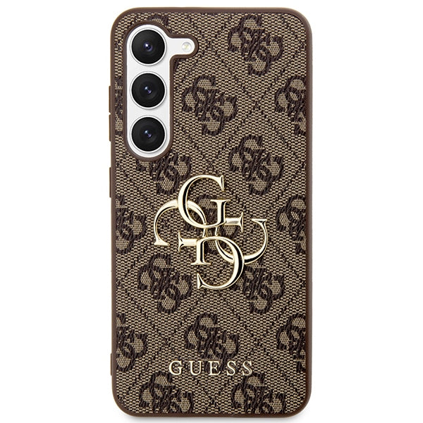 Guess GUHCS23S4GMGBR S23 S911 brown/brown hardcase 4G Big Metal Logo
