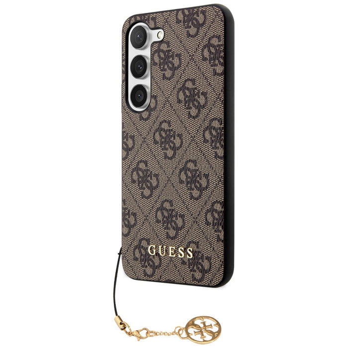 Guess GUHCS23SGF4GBR S23 S911 brown/brown hardcase 4G Charms Collection
