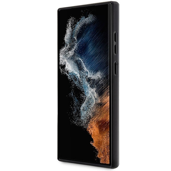 Guess GUHCS23LPCUMAK S23 Ultra S918 black/black hardcase Marble