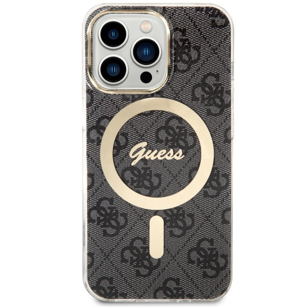 Guess GUHMP13LH4STK iPhone 13 Pro / 13 6.1" black/black hardcase 4G MagSafe