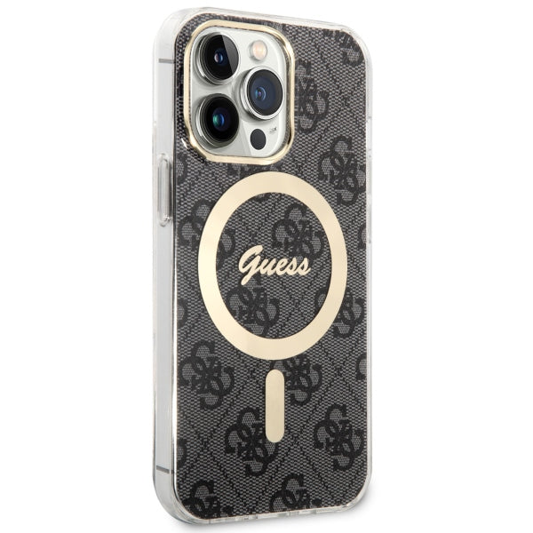 Guess GUHMP13LH4STK iPhone 13 Pro / 13 6.1" black/black hardcase 4G MagSafe
