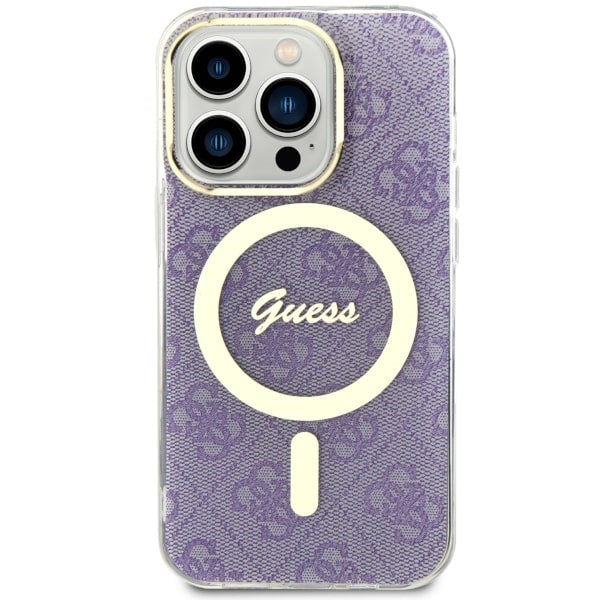 Guess GUHMP14LH4STU iPhone 14 Pro 6.1" purple/purple hardcase 4G MagSafe