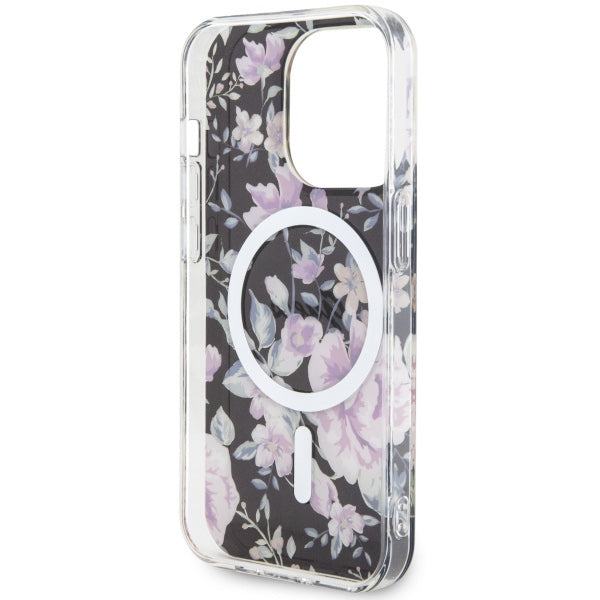 Guess GUHMP14LHCFWSK iPhone 14 Pro 6.1" black/black hardcase Flower MagSafe