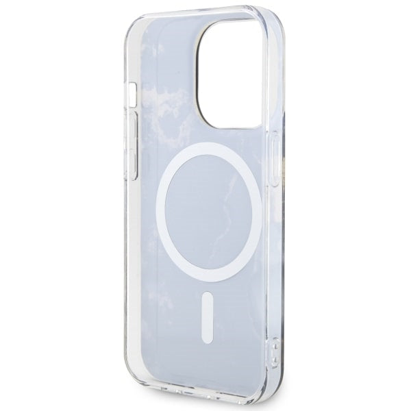 Guess GUHMP14LHTMRSK iPhone 14 Pro 6.1" black/black hardcase Golden Marble MagSafe